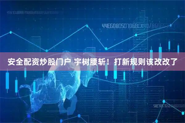 安全配资炒股门户 宇树腰斩！打新规则该改改了